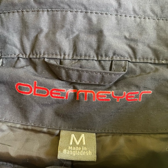 Obermeyer Snow Pants with removable Suspenders Black sz Medium - Picture 6 of 14